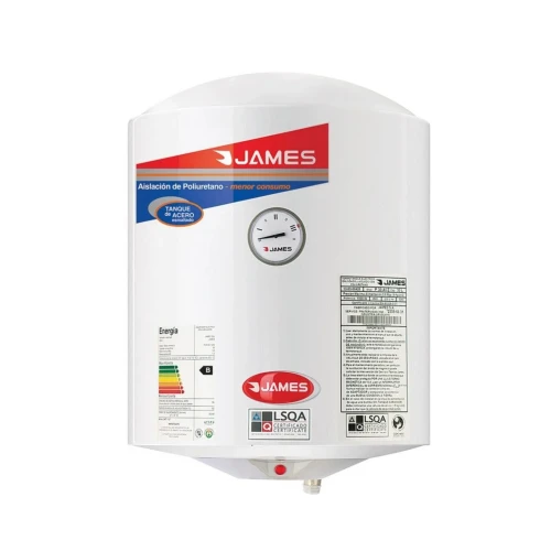 Termotanque - James 30 Lts Acero Cilindrico Termotanque - James 30 Lts Acero Cilindrico