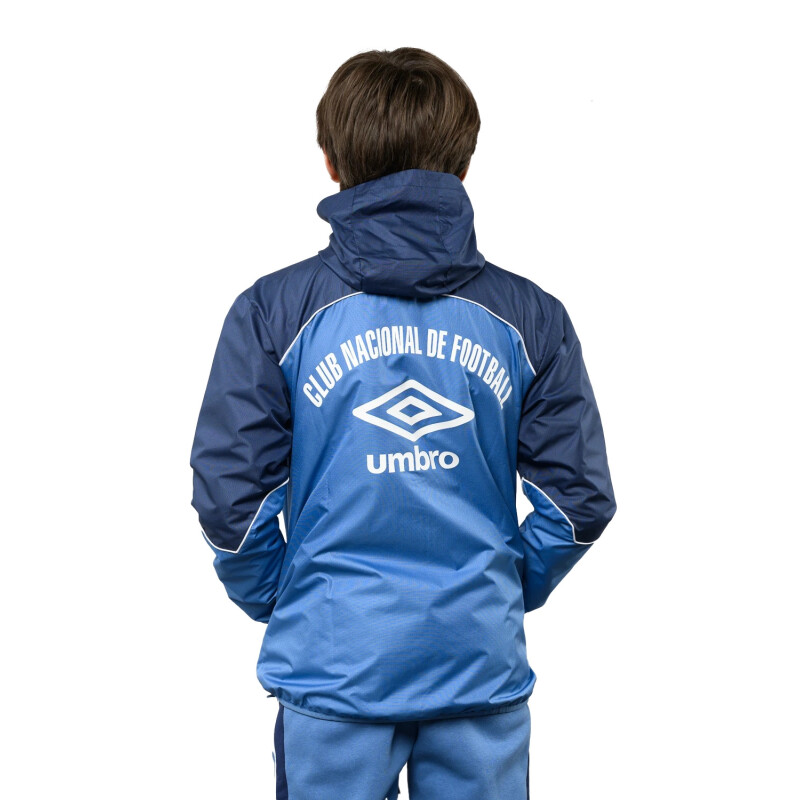 Campera De Lluvia Umbro Drift NIños NU243107 Azul Petroleo