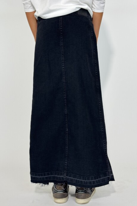 POLLERA JEAN OASIS Negro