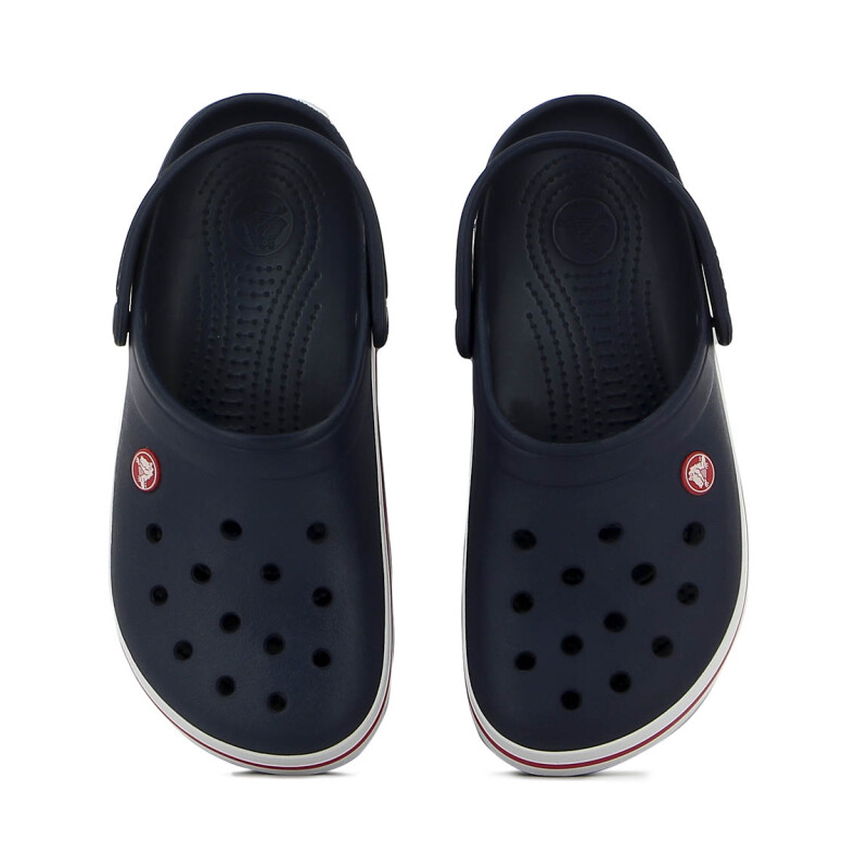 Crocs Band Zueco C/tira Atras Marino/rojo Marino-rojo