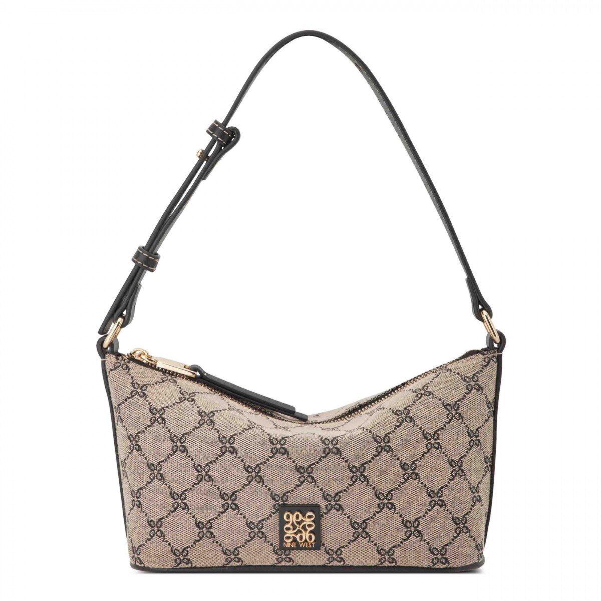 Shoulder Bag Anders - Natural Logo/black 