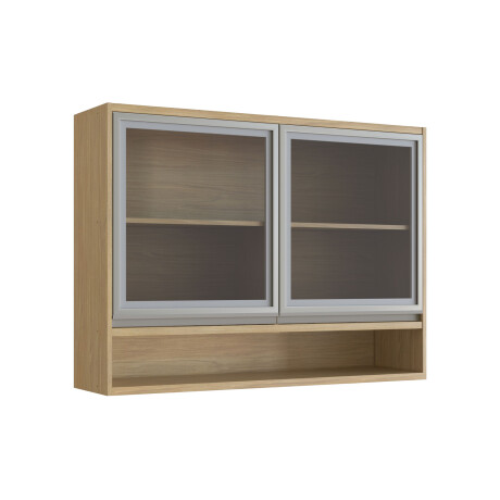 AEREO 120 CM MDF-Y-VIDRIO BLANCO FRANCINE