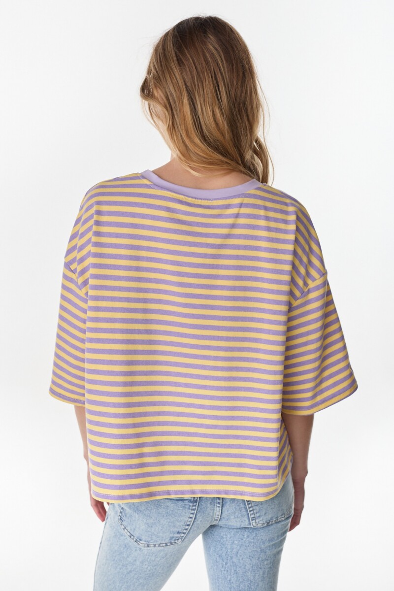 Tshirt Rowan Amarillo/Lila