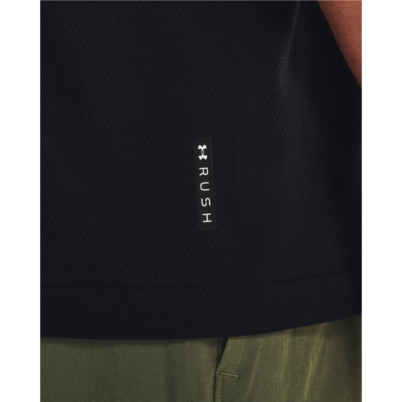 UA Vanish Elite Seamless SS-ORG BLK-001