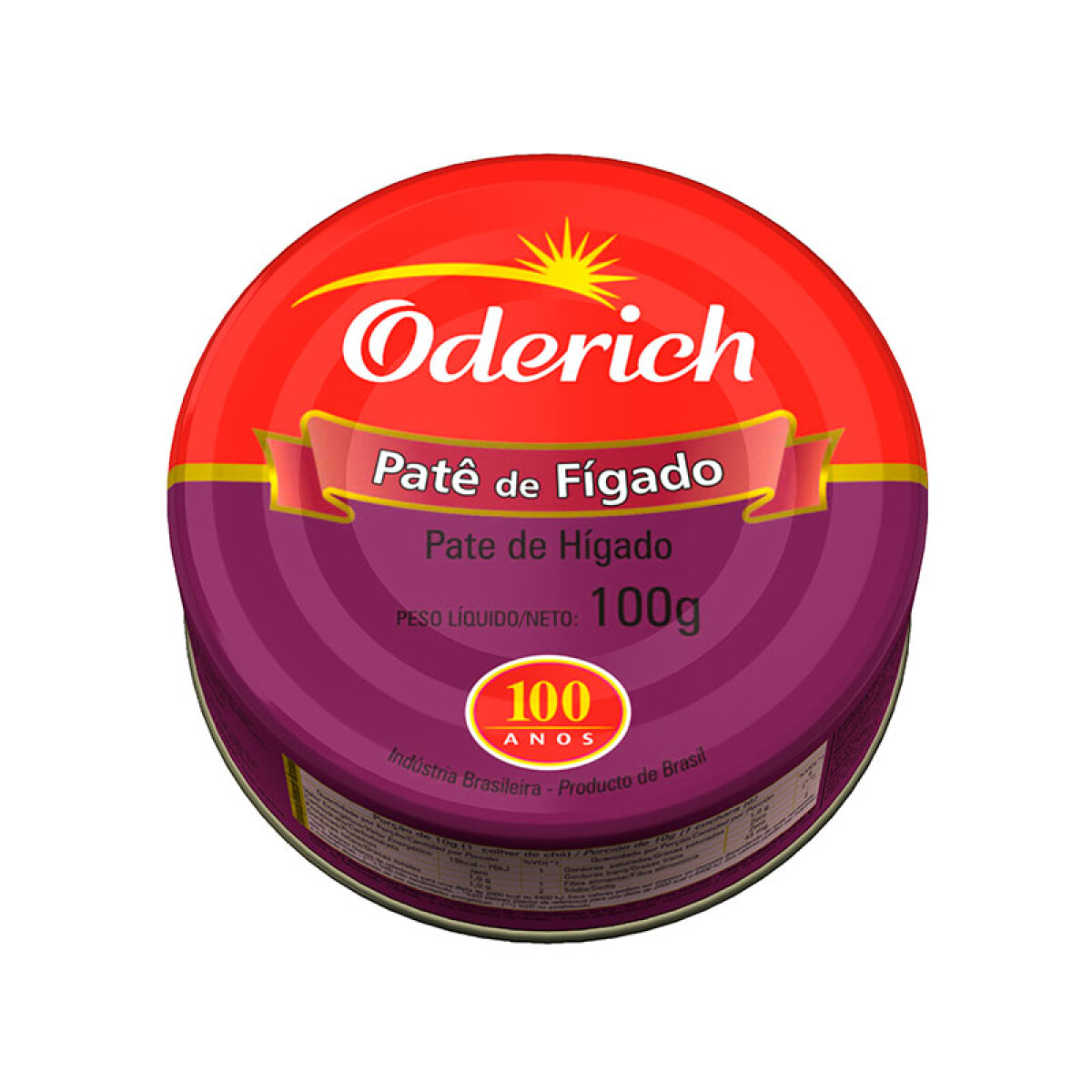 Paté ODERICH 100g - Higado 
