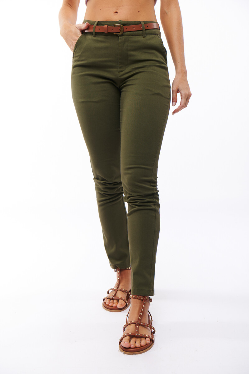 PANTALON ACTIVE VERDE OSCURO