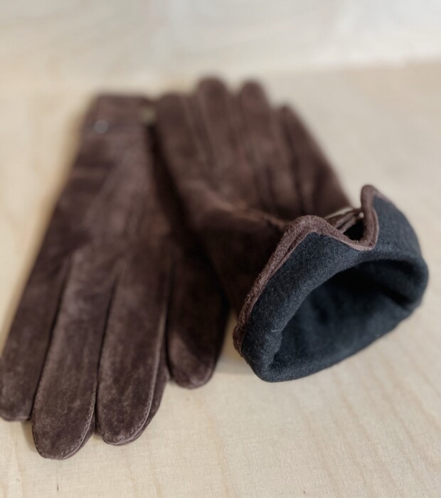 Guantes Forrados Chocolate