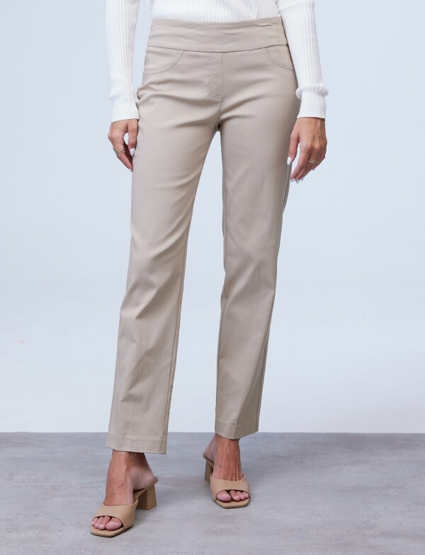 Pantalon Pull On BEIGE