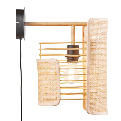 LUMINARIA DE PARED BRENDA Luminaria de Pared Brenda Wood