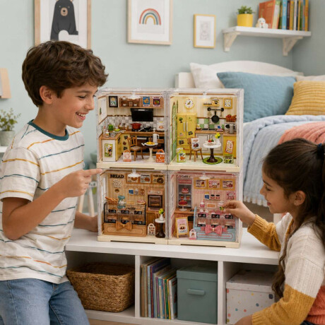 Casita en miniatura para armar Naranja