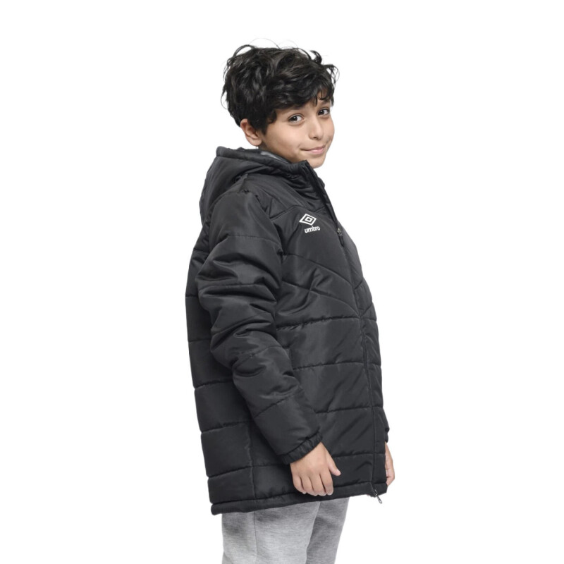 Parka Infantil Umbro New Classic Kids Negro - Blanco