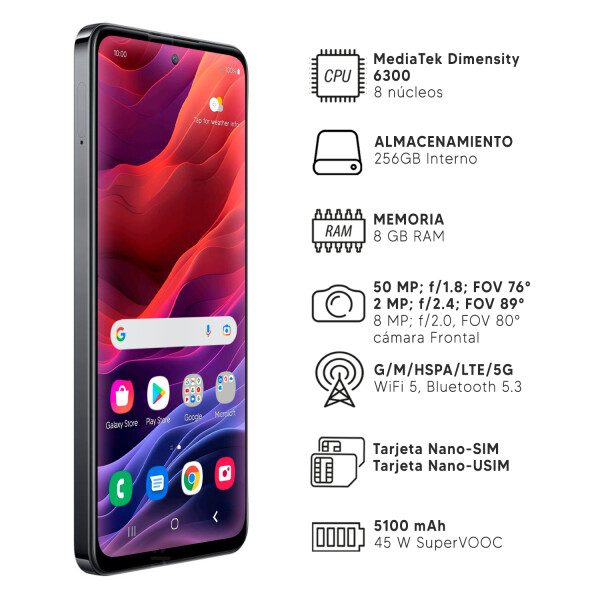 Oppo A80 8/256 Gb 5g + Regalo NEGRO