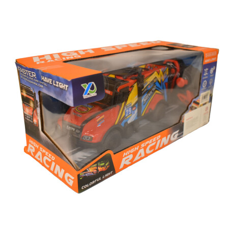 Camión a Control Remoto High Speed Racing Con Luces y Sonido Rojo