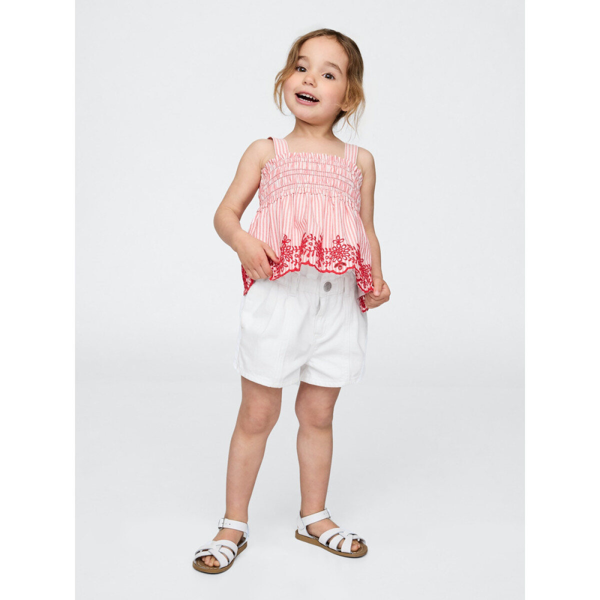 ULTRASOFT DENIM STRIDE SHORT - WHITE - WHITE DENIM 