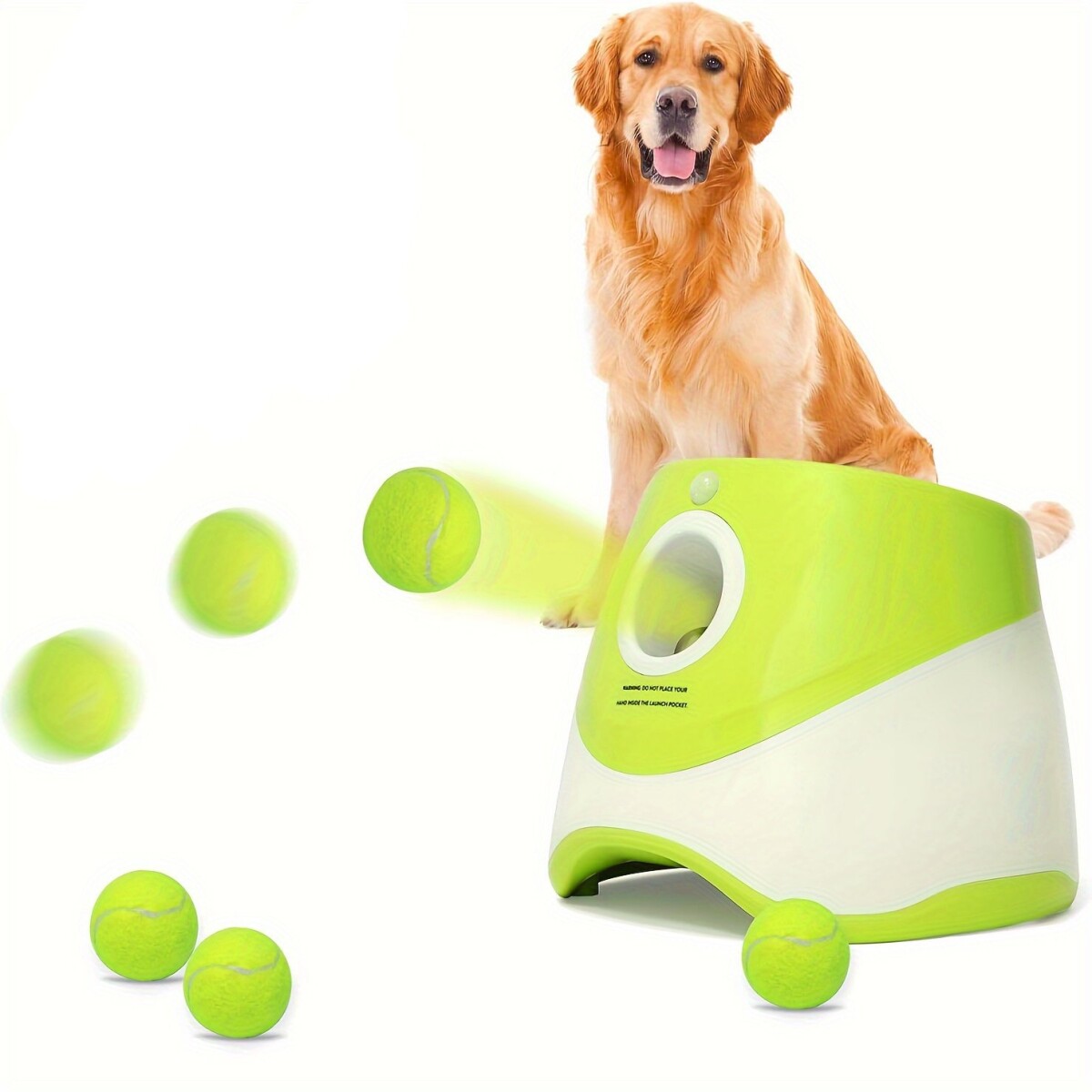 Lanzador Pelota Perro Automatico Juguete Interactivo Animal 