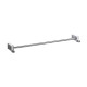 TOALLERO BARRAL RECTO CON PERCHA DOBLE METAL BAI CROMO