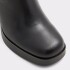 SERAPHICA DARK BROWN SMOOTH LEATHER BLACK