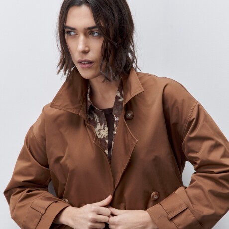 TRENCH ZUNO Chocolate