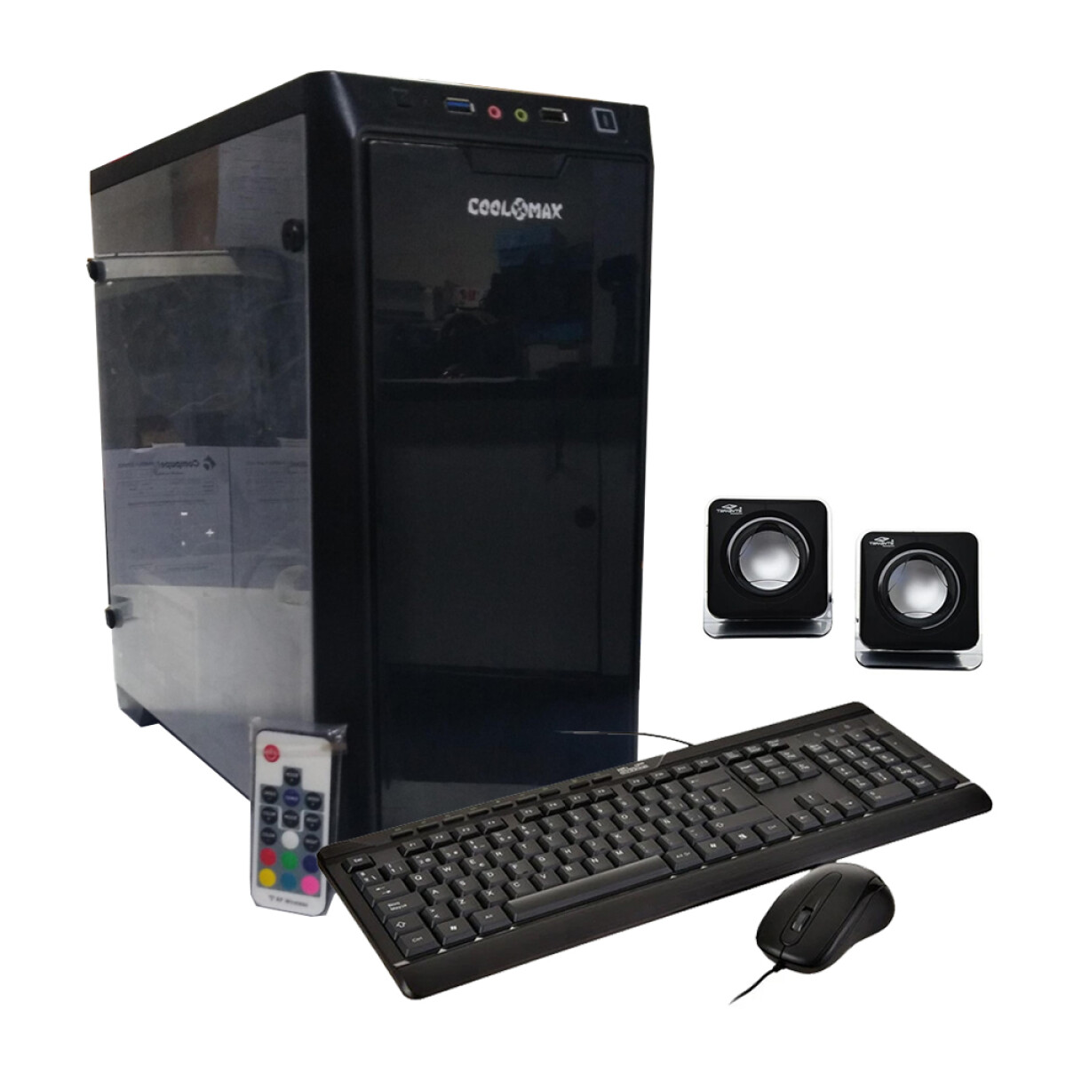 PC Reacond. AMD Ryzen 3 3200G. RAM 8GB. Disco Sólido 480GB. Incluye teclado, mouse y parlantes NUEVOS. Win11 