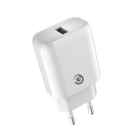 Ficha Cargador Adaptador USB Goldtech Voom Carga Rápida 2.1A Ficha Cargador Adaptador USB Goldtech Voom Carga Rápida 2.1A