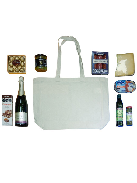 TOTE BAG CON ASA y logo estampado 1 TOTE BAG CON ASA y logo estampado 1