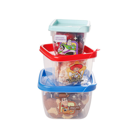 Pack x 3 Recipientes Connect Toy Story U