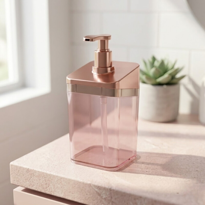 Dispensador de jabón 350ml ROSADO