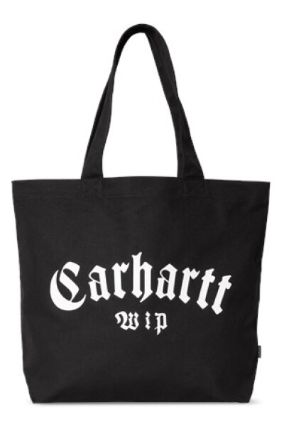 Canvas Graphic Tote Large Negro