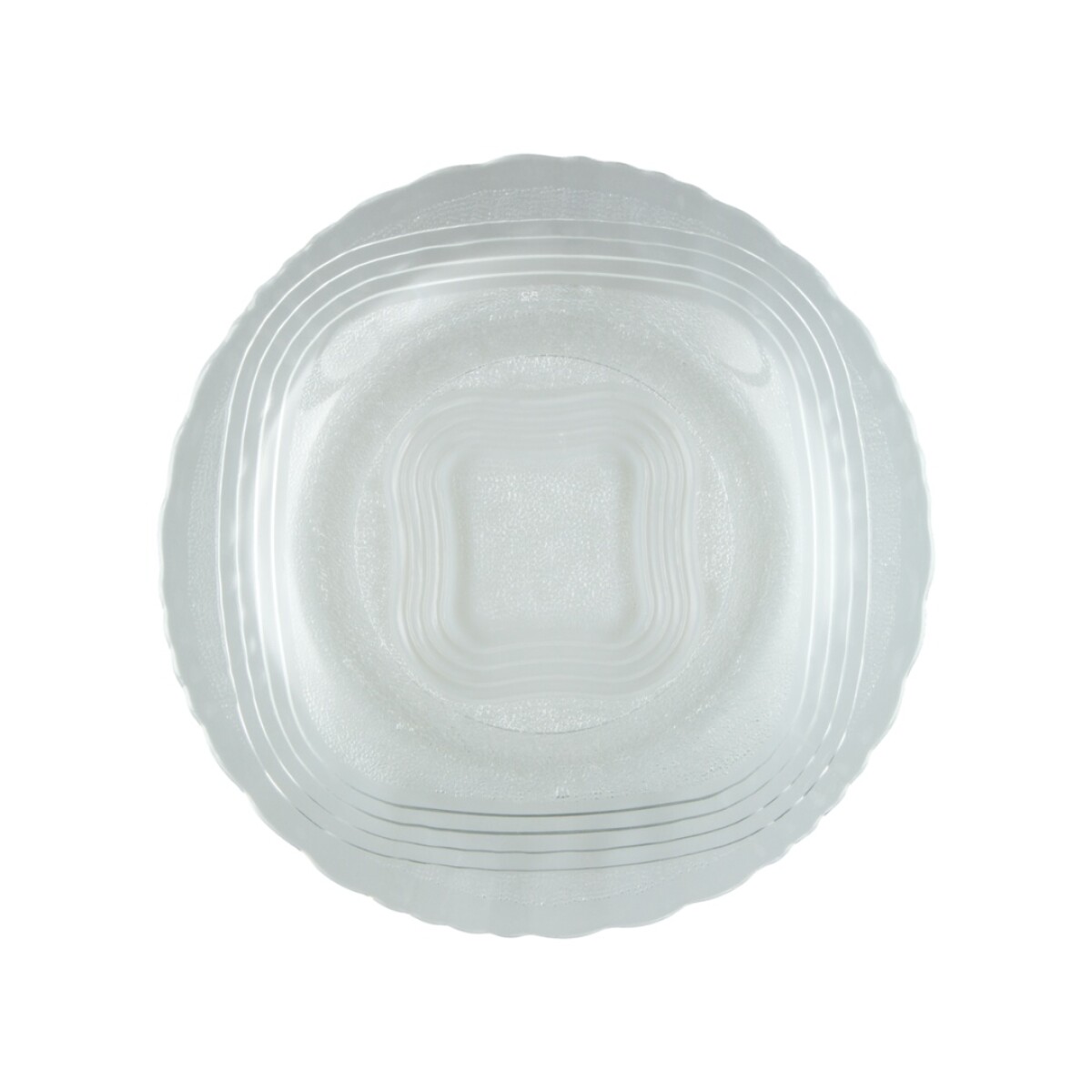 PLATO LLANO POSTRE LINEA CRYSTAL 