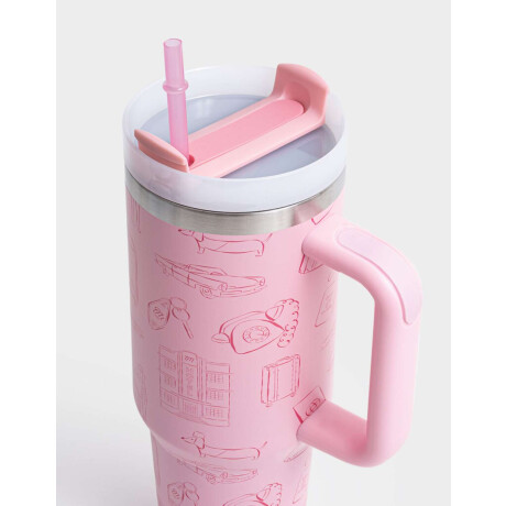 Vaso Alto Térmico Fucsia Claro