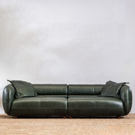 Sillon Curvo En Cuero Gomo U