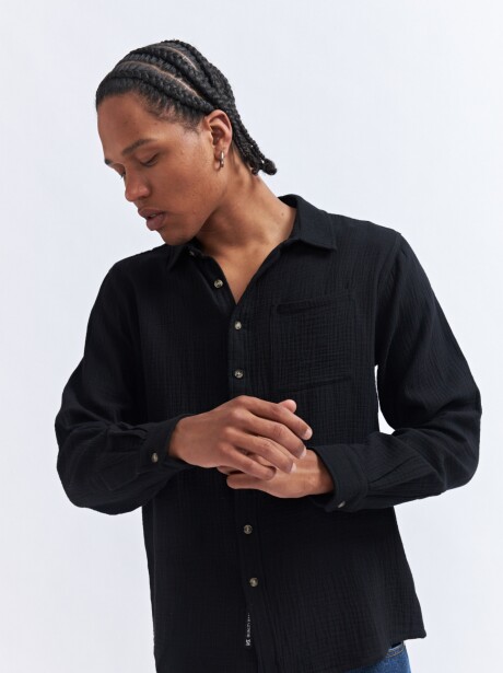 CAMISA LORETO NEGRO