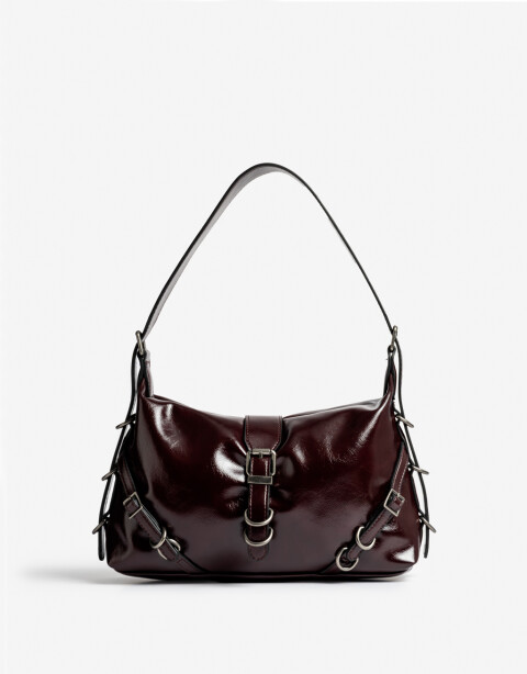 City Cartera Baguette Burgundy - Rojo Cereza