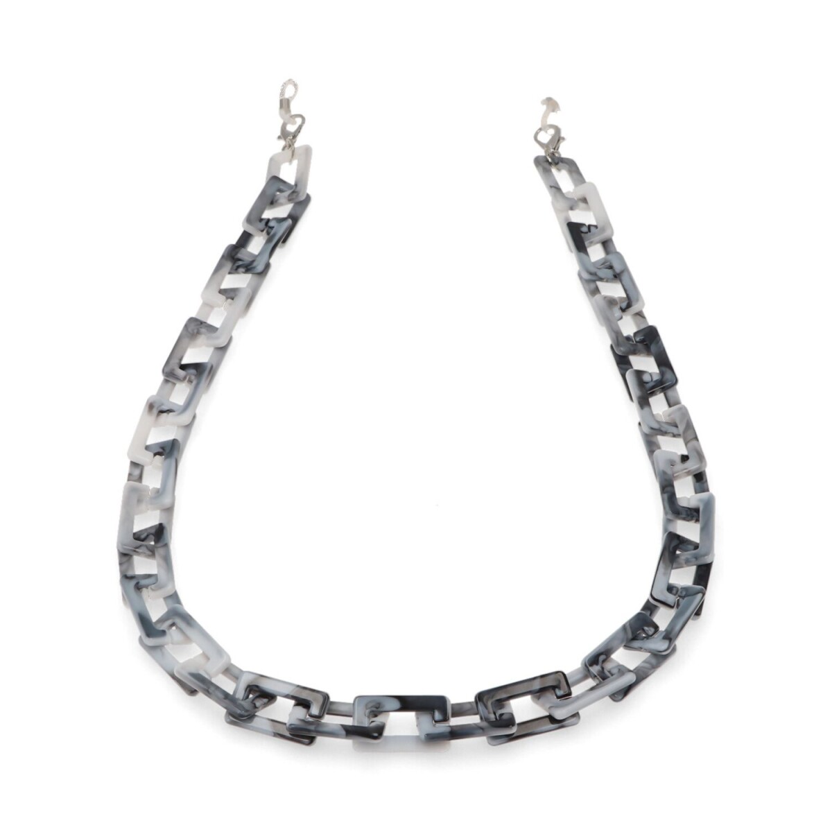Cadena para Lentes Cuadrada en Acetato - Gris 