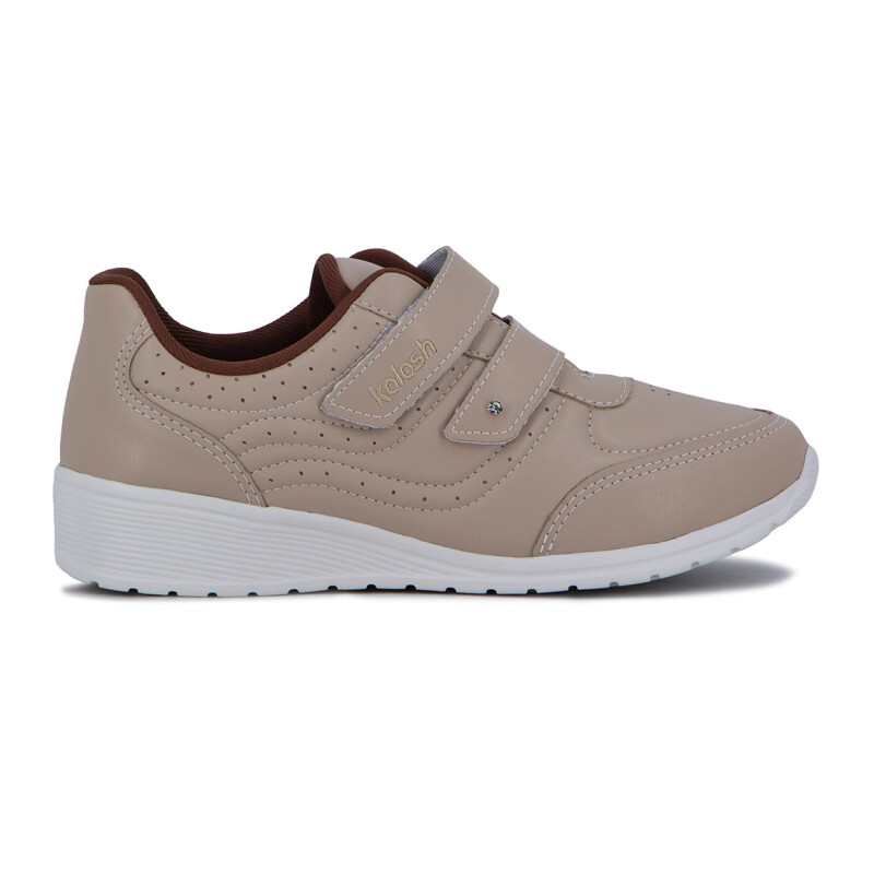 Kolosh Calzado Deportivo Mujer C/ Velcro - Marron Claro Marron Claro