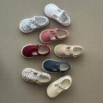 Guillermina De Lona Canvas Toddler Lisas Del 22 Al 26 Floral Beige