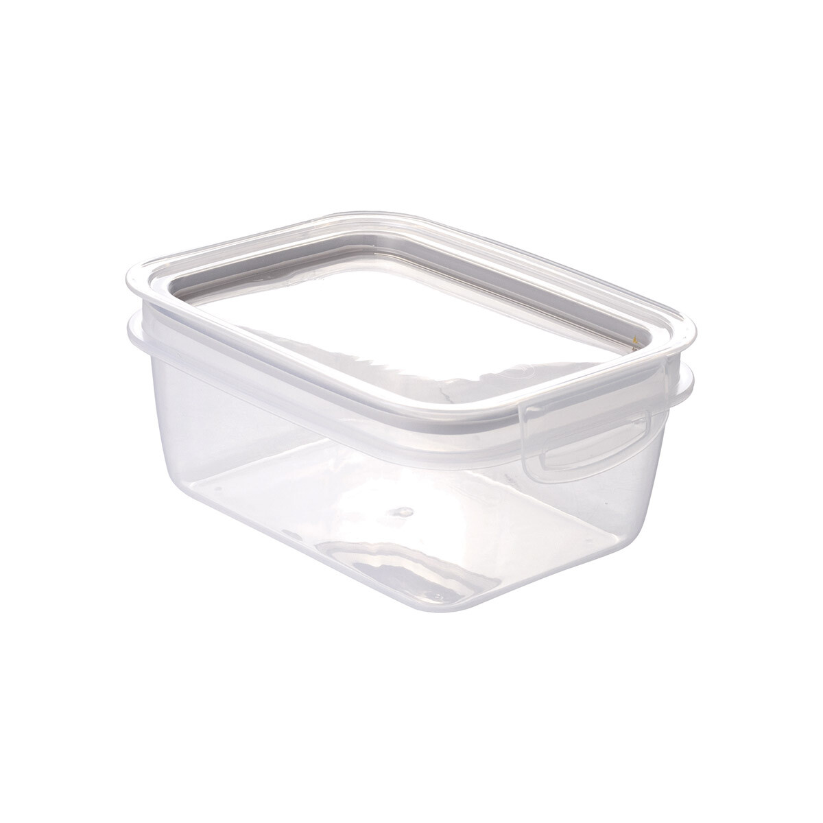 Recipiente Rectangular Dos Broches de 360 ml - GRIS 