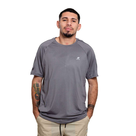 Lotto Remera Manga Corta De Hombre Jol Gris