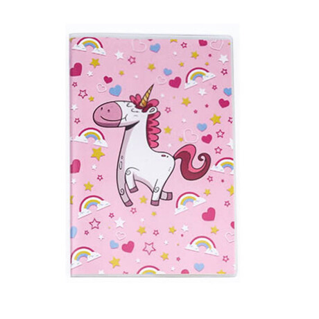 Libreta A5 De Tapa Dura Unicornio Rosa