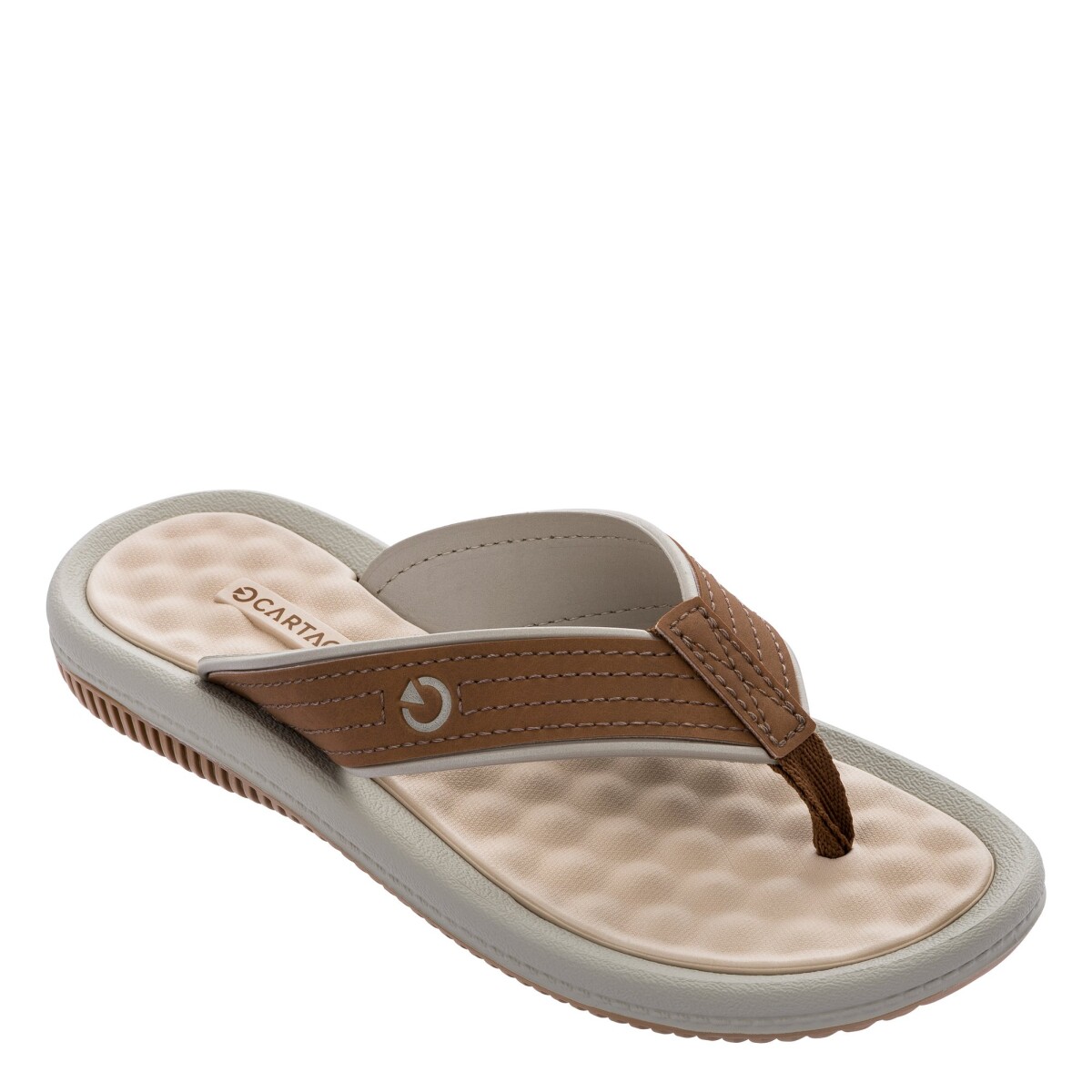 Sandalias de Mujer Cartago Ojota Figi Wns - Beige - Marrón 