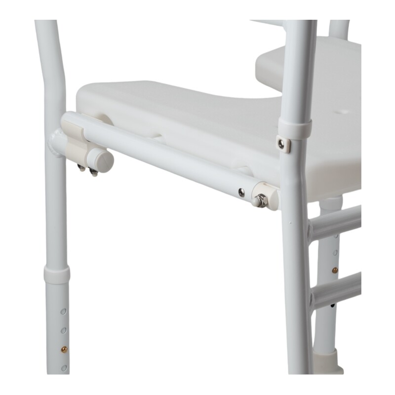 Silla Para Aducha Plegable Altura Ajustable Brazos Respaldo Sin Color