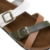Sandalias Chill Sunday de Mujer - YF01W Blanco-verde