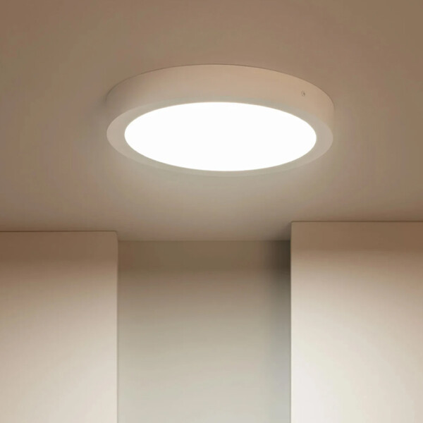 Panel Plafón Redondo Luz Led Fría 28cm 24w Blanco Panel Plafón Redondo Luz Led Fría 28cm 24w Blanco