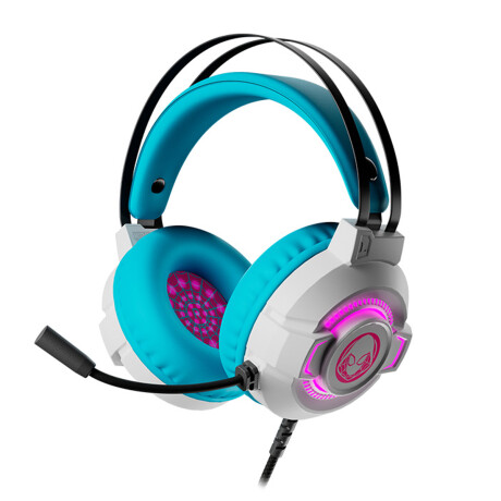 Auriculares GAMER iluminados Ghost Spider. Con micrófono. Control de volumen. 3.5mm y USB Auriculares GAMER iluminados Ghost Spider. Con micrófono. Control de volumen. 3.5mm y USB