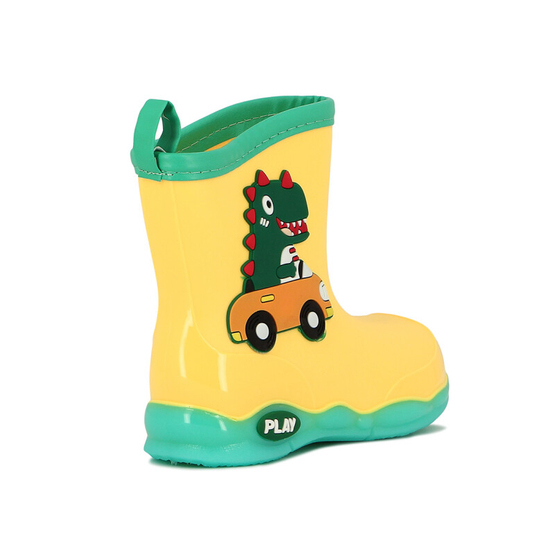 Macri Bota Lluvia C/ Dinosaurio - Niño/a Amarillo