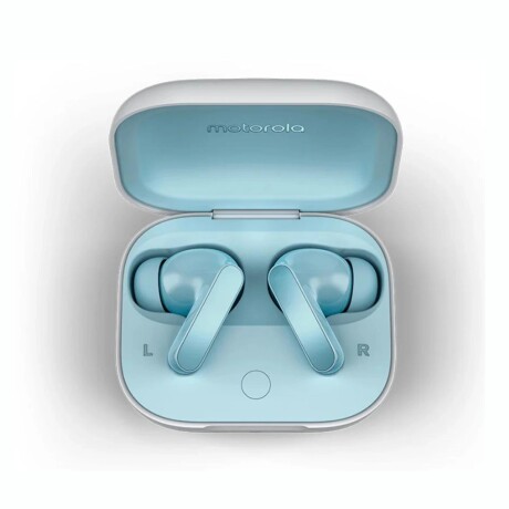 AURICULARES MOTOROLA MOTOBUDS Auriculares Inalámbricos MOTOROLA MotoBuds BT Cancelación De Ruido - Celeste