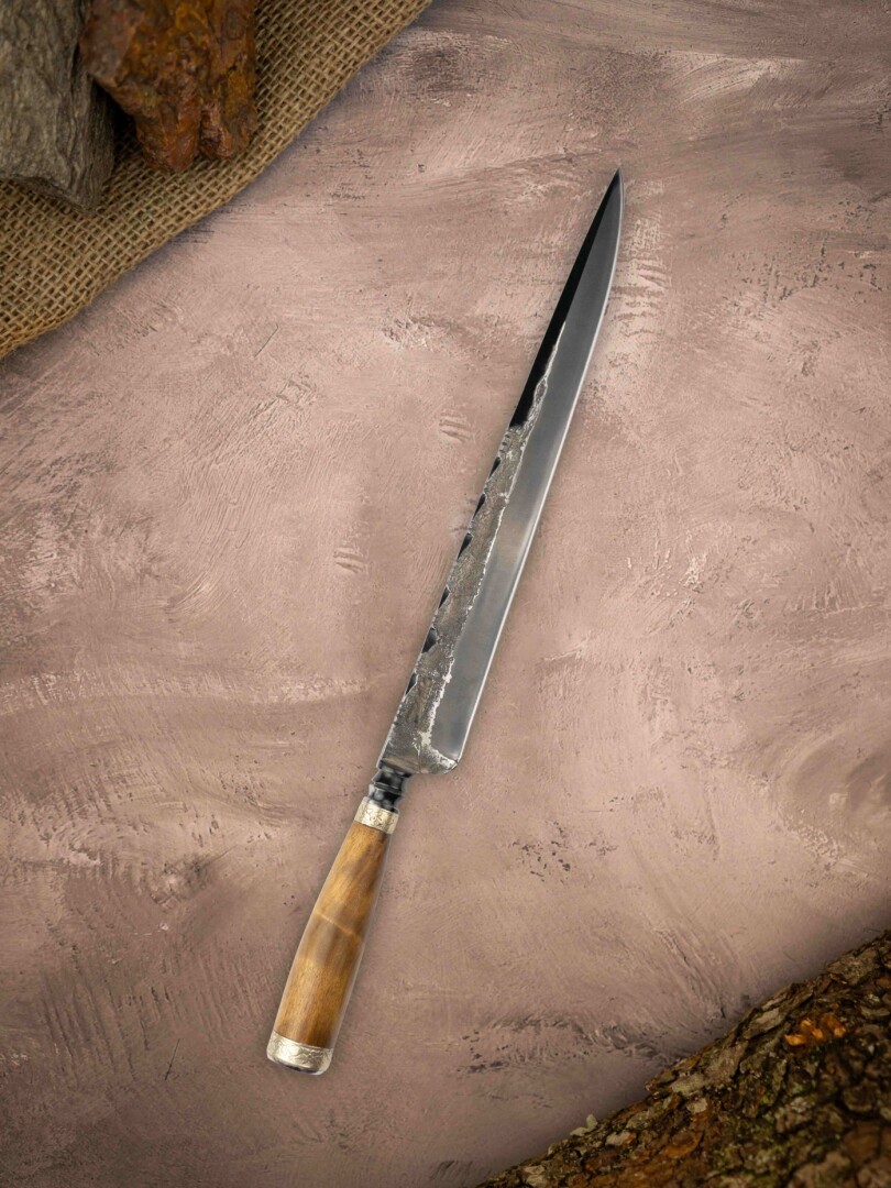 Cuchillo forjado, Cabo Torneado Fosfatado Brut