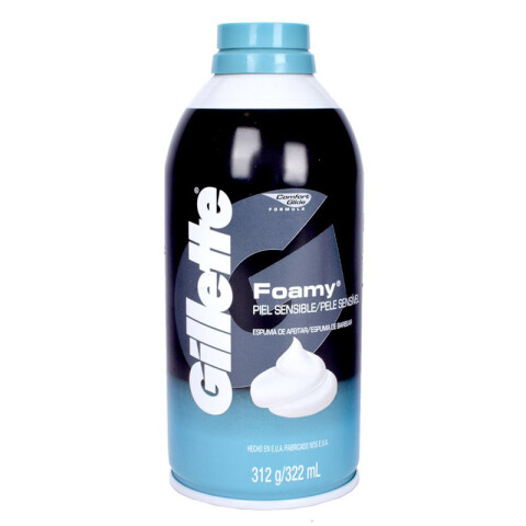 Gillette foamy espuma de afeitar mentol 312g