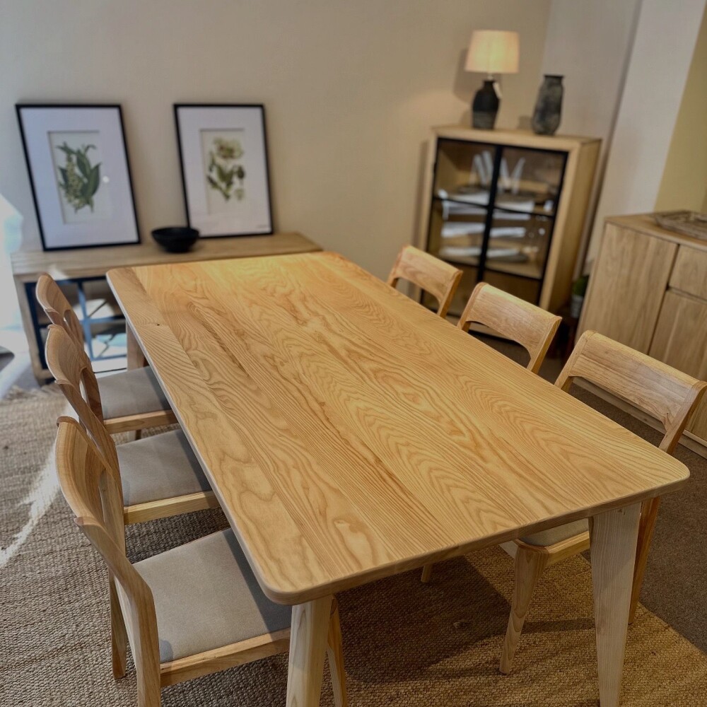 Mesa Modena de comedor 200 x 100cm en fresno (Por Pedido) Mesa Modena de comedor 200 x 100cm en fresno (Por Pedido)