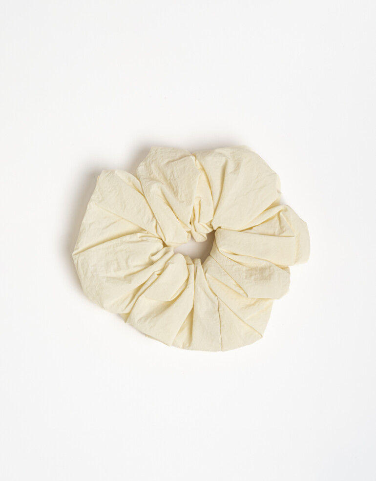 Skunzies Lisas Maxi Scrunchie Crudo - Blanco Crudo